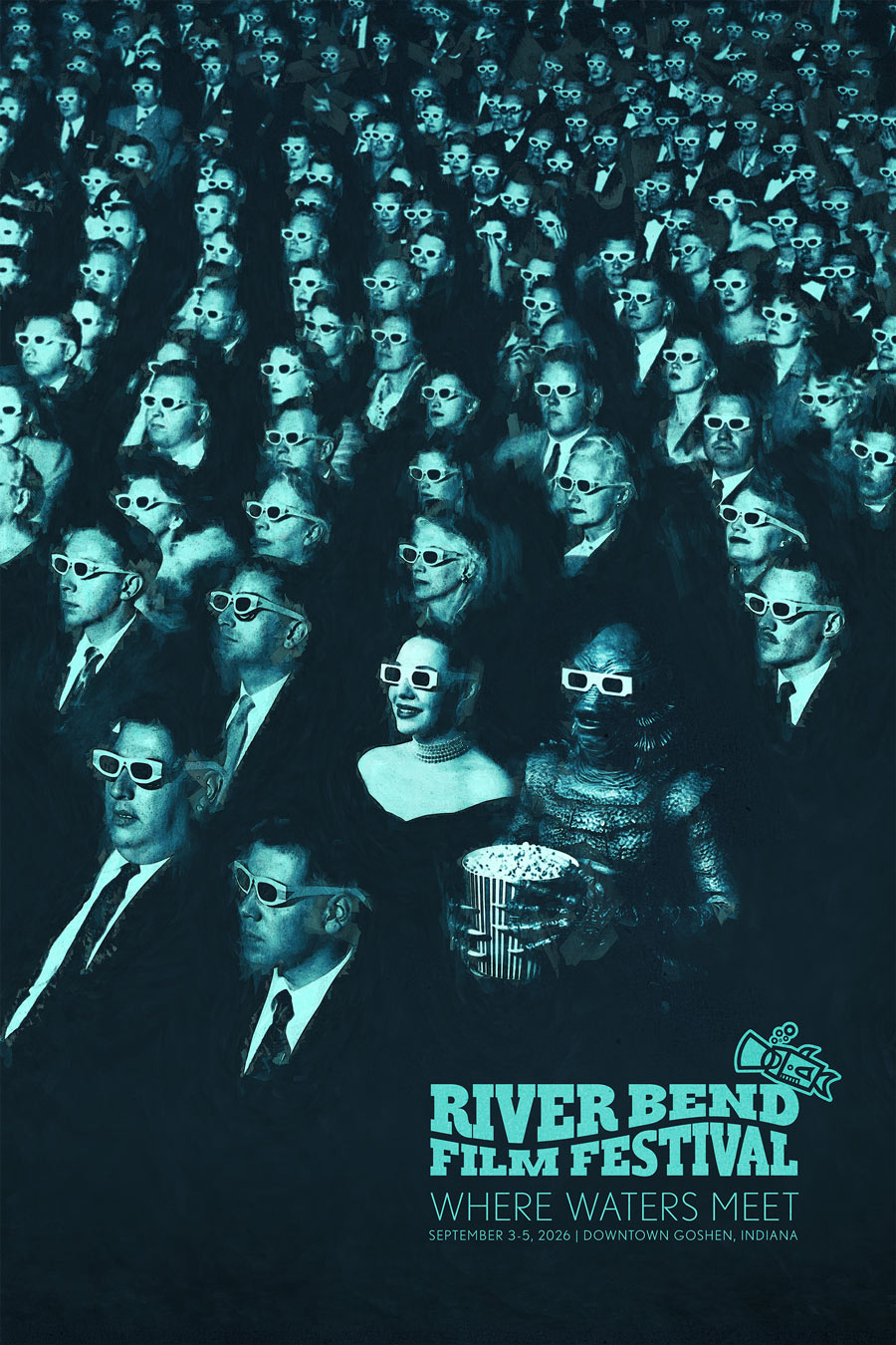 2026 Festival Poster The 2026 Festival poster features the character played by Doug Jones in The Shape of Water.